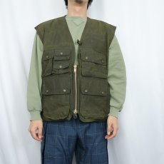画像2: SCOTLAND製 オイルドベスト XL (2)