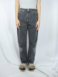 画像2: 2000's Levi's 505 USA製 "サルファブラック" ブラックデニムパンツ W31 (2)