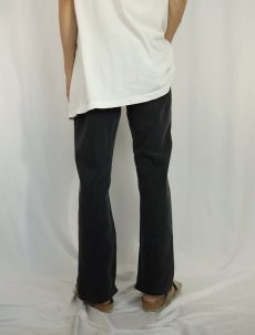 画像3: 2000's Levi's 505 USA製 後染め ブラックデニムパンツ W33 (3)
