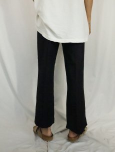 画像2: 90's Levi's 517 USA製 "STA-PREST" PANTS BLACK W33 (2)