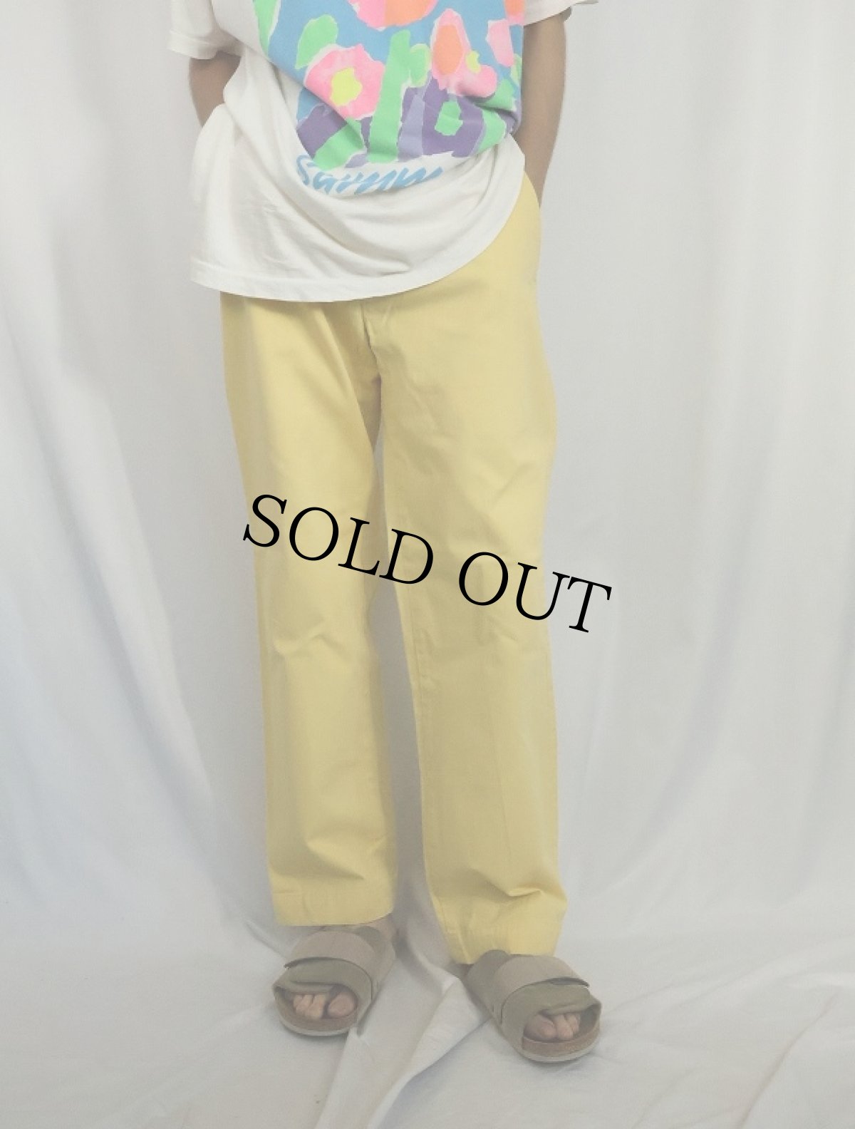 画像2: 【SALE】 POLO Ralph Lauren "PRESTON PANT" コットンチノトラウザーズ W33 (2)