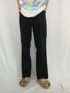 画像2: 【SALE】 80's Wrangler USA製 ランチャードレスジーンズ BLACK W32 (2)