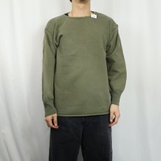 画像3: 70's FRENCH MILITARY インサイドアウト 無地スウェット (3)