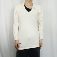 画像3: 東ドイツ軍 Uネック インサイドアウト アンダーシャツ (3)