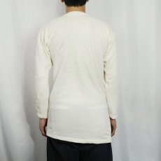 画像4: 東ドイツ軍 Uネック インサイドアウト アンダーシャツ (4)