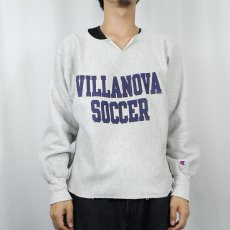 画像2: 90's Champion REVERSE WEAVE "VILLANOVA SOCCER" カットオフ プリントスウェット (2)