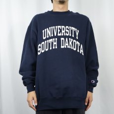 画像2: 90's Champion REVERSE WEAVE USA製 "UNIVERSITY SOUTH DAKOTA" プリントスウェット XL (2)