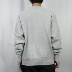 画像3: Champion REVERSE WEAVE "REVOLUTION LACROSSE" 染み込みプリントスウェット M (3)