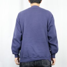 画像3: 80〜90's Eddie Bauer USA製 ロゴプリントスウェット NAVY XL (3)