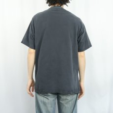 画像3: 90's USA製 "WORT PEACE" プリントTシャツ BLACK (3)