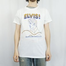 画像2: 90's Elvis Presley USA製 ミュージシャンプリントTシャツ L (2)