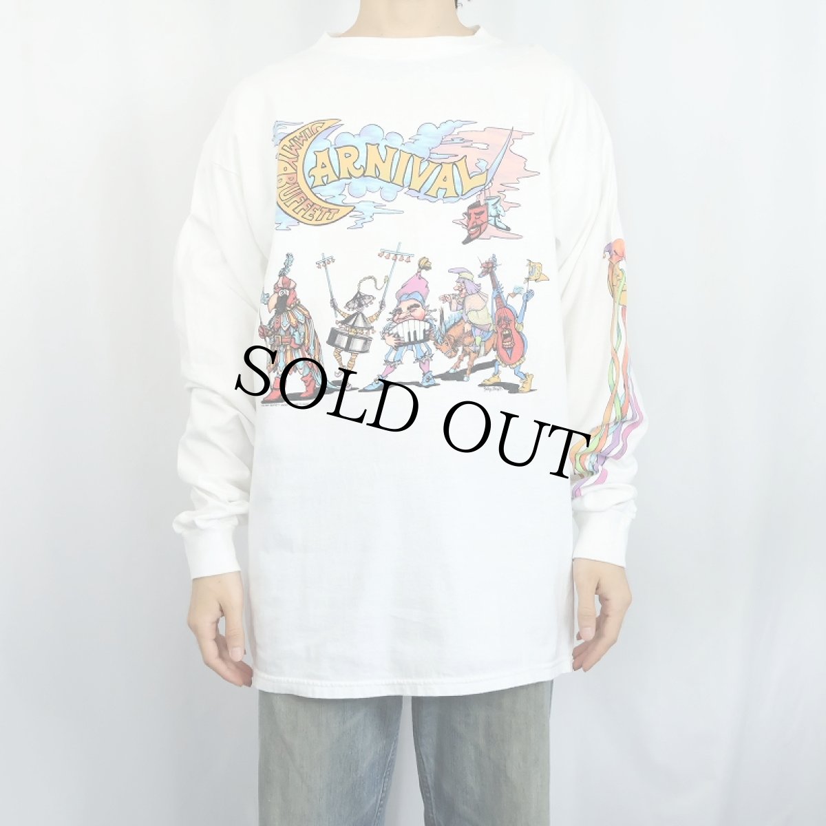 画像3: 90's JIMMY BUFFETT "CARNIVAL" ミュージシャンツアーロンT XL (3)