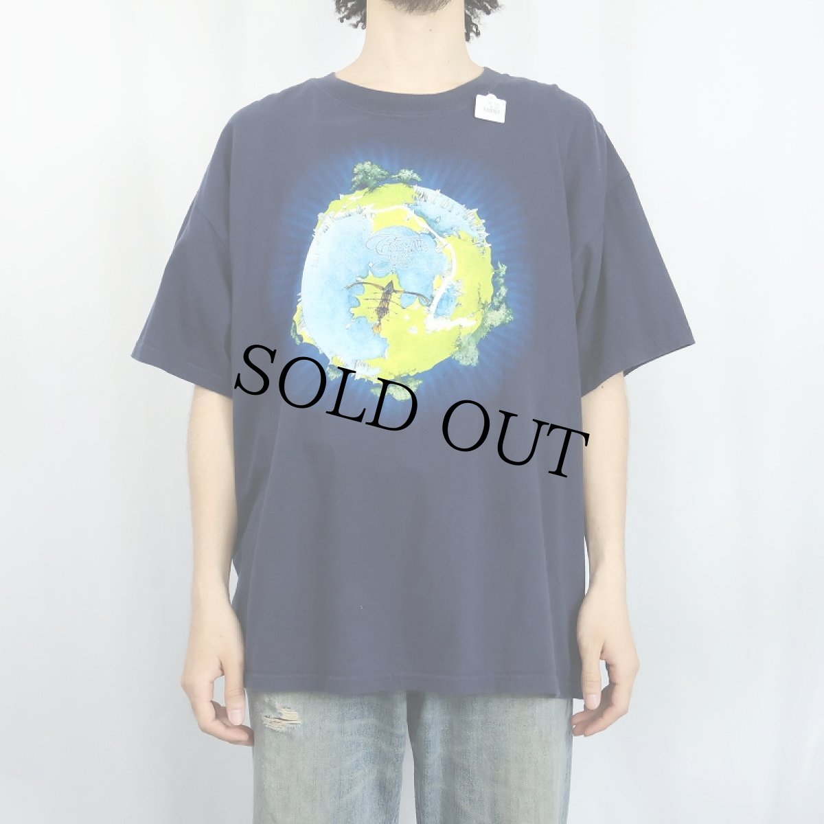 画像2: 2000's YES "Fragile" プログレッシブ・ロックバンドツアーTシャツ NAVY XL (2)