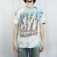 画像3: 90's KISS USA製 "REVENGE" タイダイ ヘヴィメタルバンドツアーTシャツ XL (3)