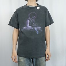 画像2: 2000's Jimi Hendrix "PURPLE HAZE" ミュージシャンプリントTシャツ BLACK L (2)