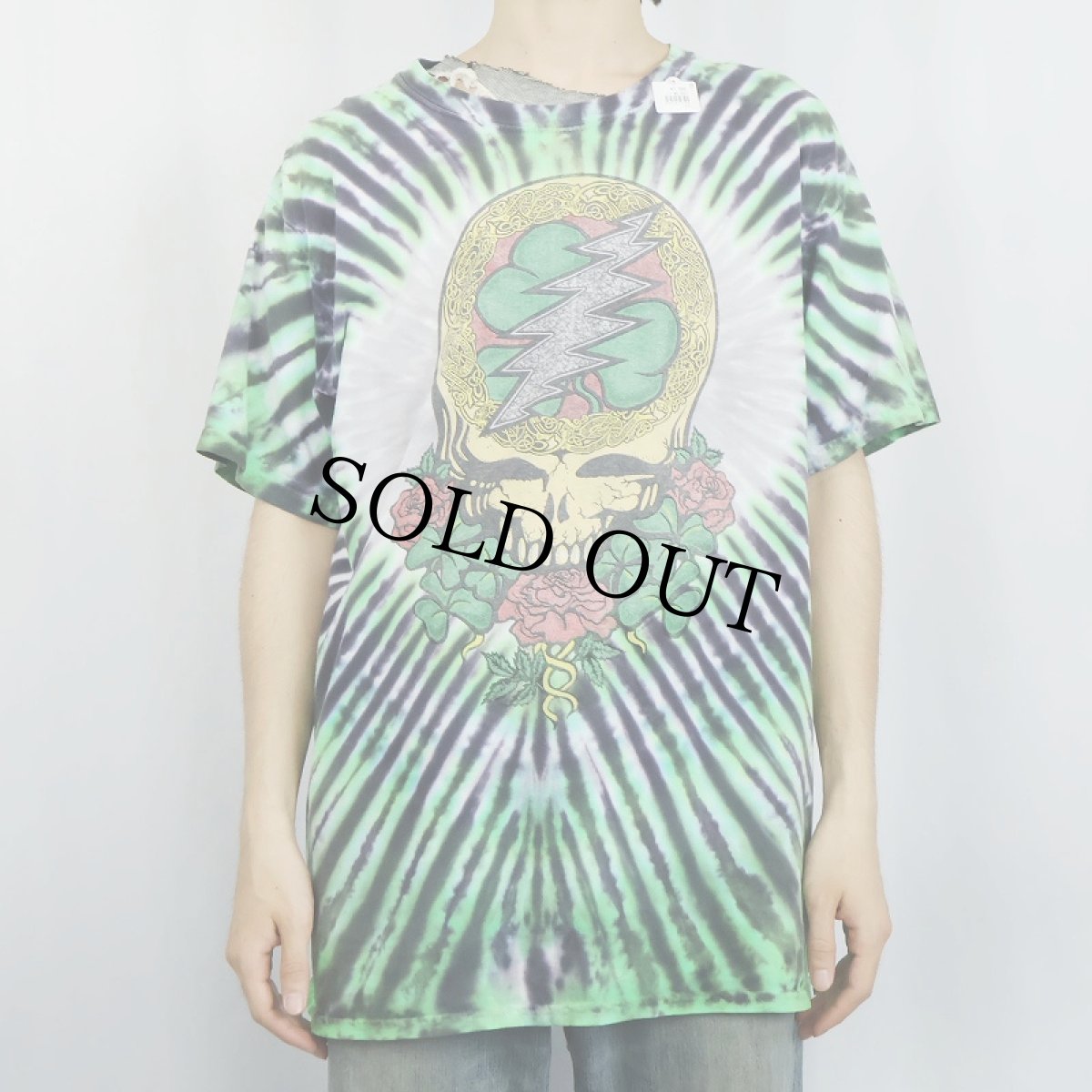 画像3: 2000's GRATEFUL DEAD タイダイ ロックバンドTシャツ L (3)