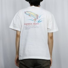 画像4: 90's LANDS' END USA製 "Rainbow Tour" ポケット付きプリントTシャツ XL (4)