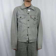 画像2: 80's Levi's 70506-0257 USA製 カラーデニムジャケット GRAY SIZE42R (2)