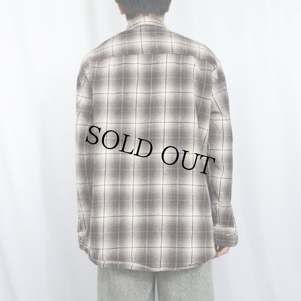 画像3: オンブレーチェック柄 ヘビーネルシャツ (3)