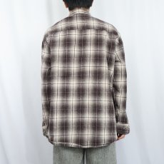 画像3: オンブレーチェック柄 ヘビーネルシャツ (3)