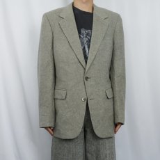 画像2: 70's USA製 カシミアテーラードジャケット  (2)