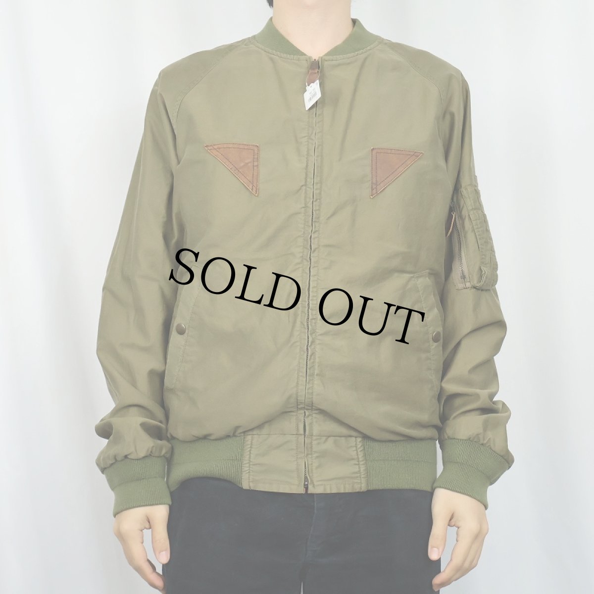 画像3: Ralph Lauren RRL "B-15 TYPE" リバーシブル コットンフライトジャケット  (3)