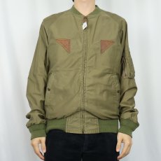 画像3: Ralph Lauren RRL "B-15 TYPE" リバーシブル コットンフライトジャケット  (3)
