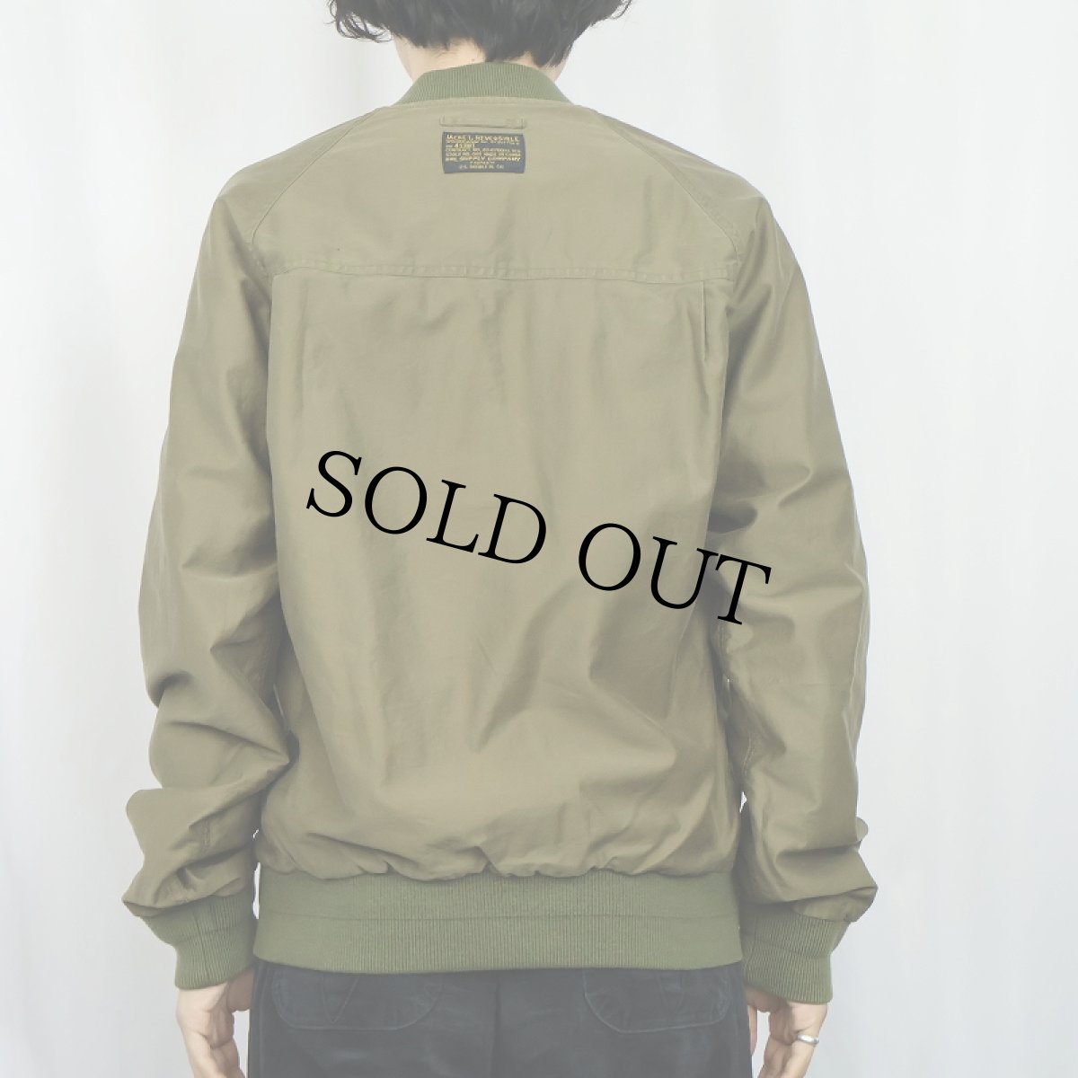 画像4: Ralph Lauren RRL "B-15 TYPE" リバーシブル コットンフライトジャケット  (4)