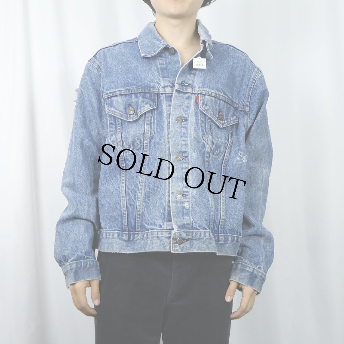 画像2: 70〜80's Levi's 70505-0217 USA製 デニムジャケット SIZE46 (2)