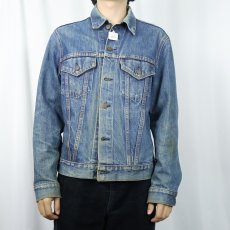 画像2: 60〜70's LEVI'S 70505 BIGE デニムジャケット (2)