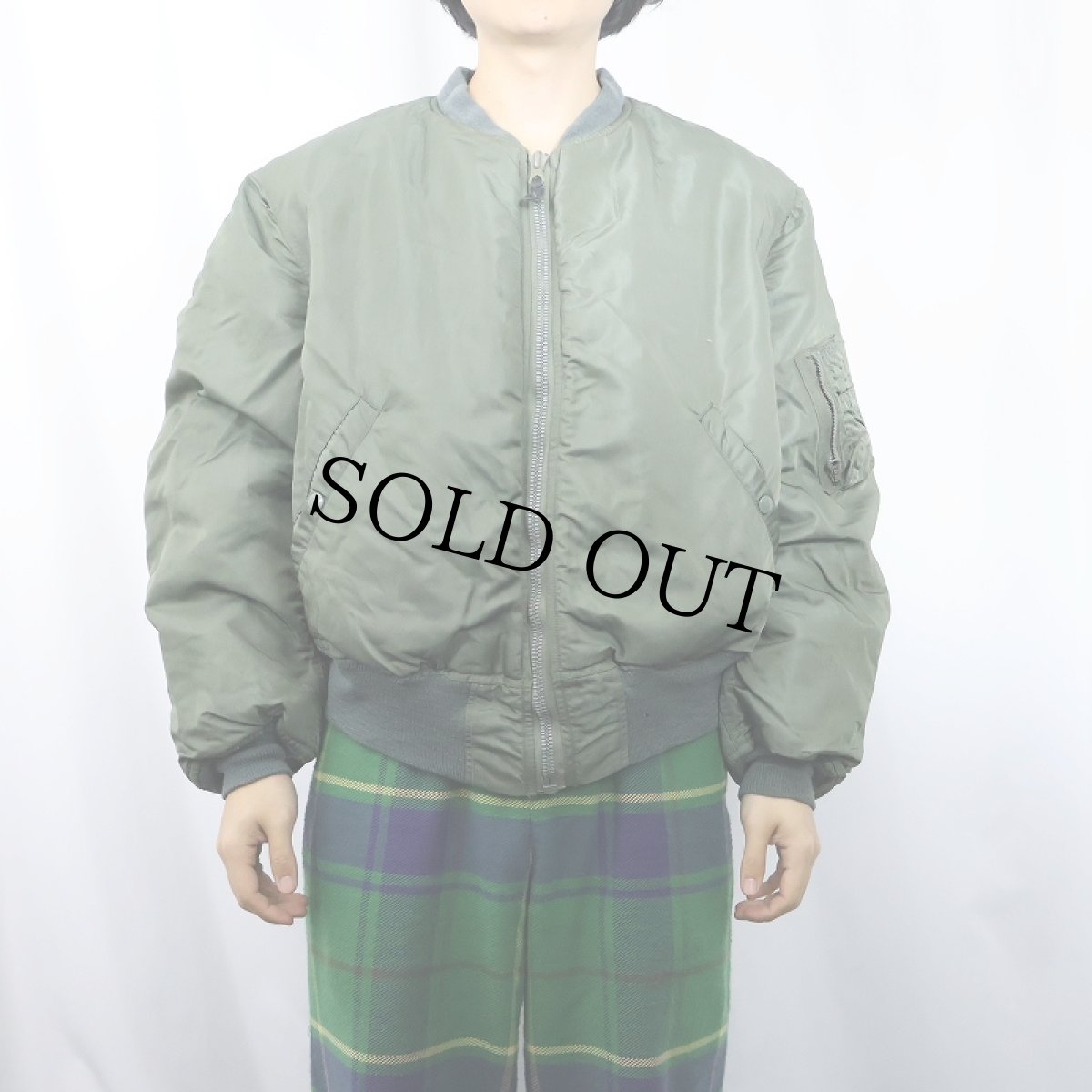 画像3: 60's U.S.AIR FORCE MA-1 D-TYPE フライトジャケット X-LARGE (3)