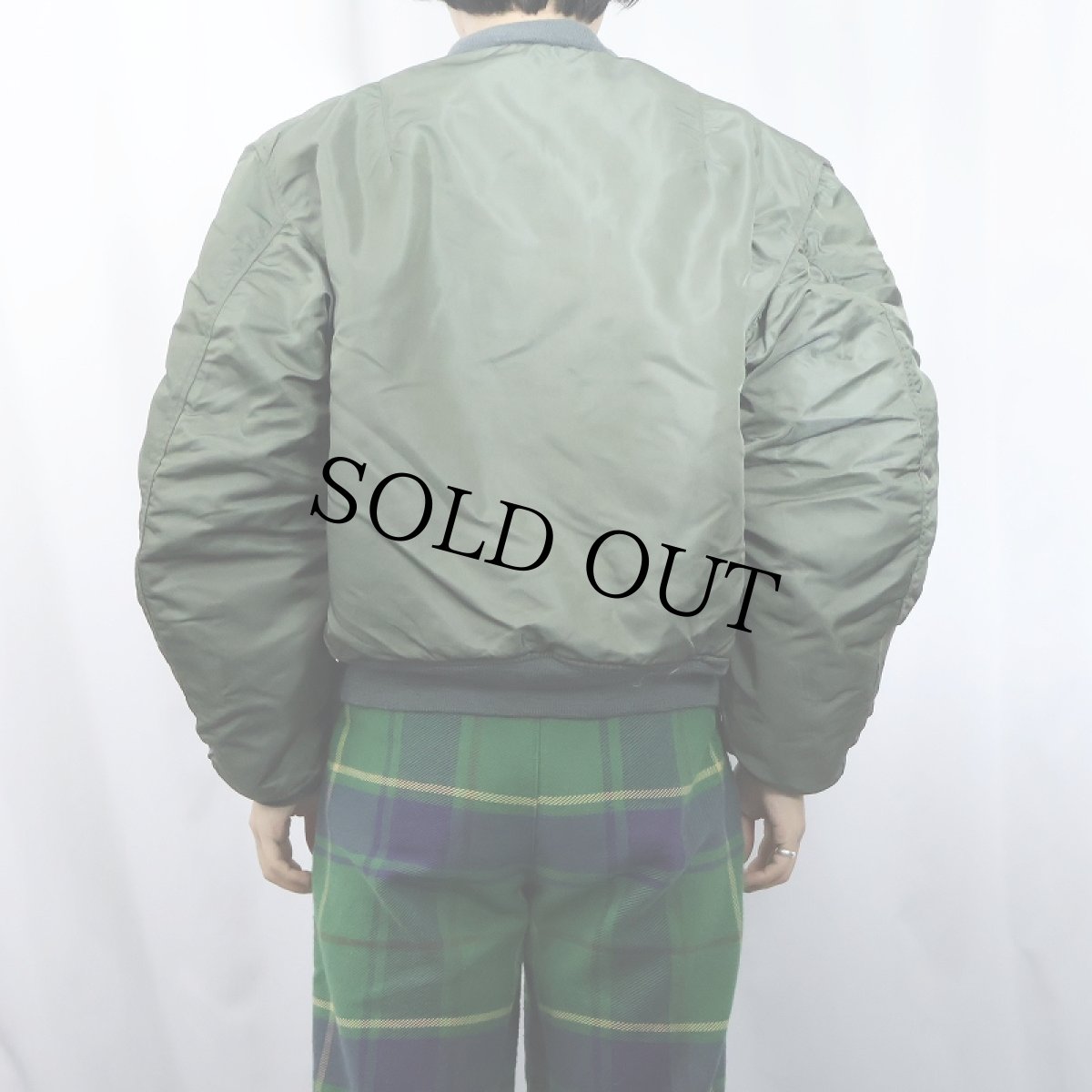 画像4: 60's U.S.AIR FORCE MA-1 D-TYPE フライトジャケット X-LARGE (4)