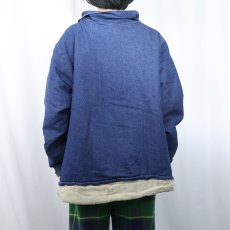 画像3: 70's〜 UNKNOWN キルティングライナー デニムカバーオール  (3)