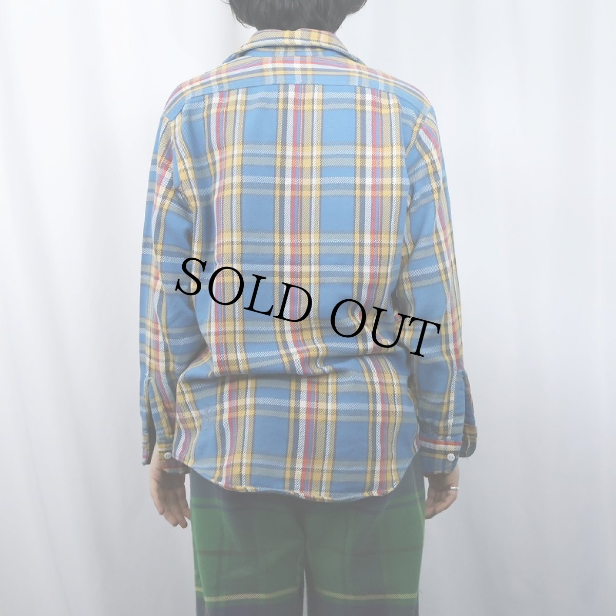 画像3: 70's JCPenney BIG MAC チェック柄 ヘビーネルシャツ M (3)