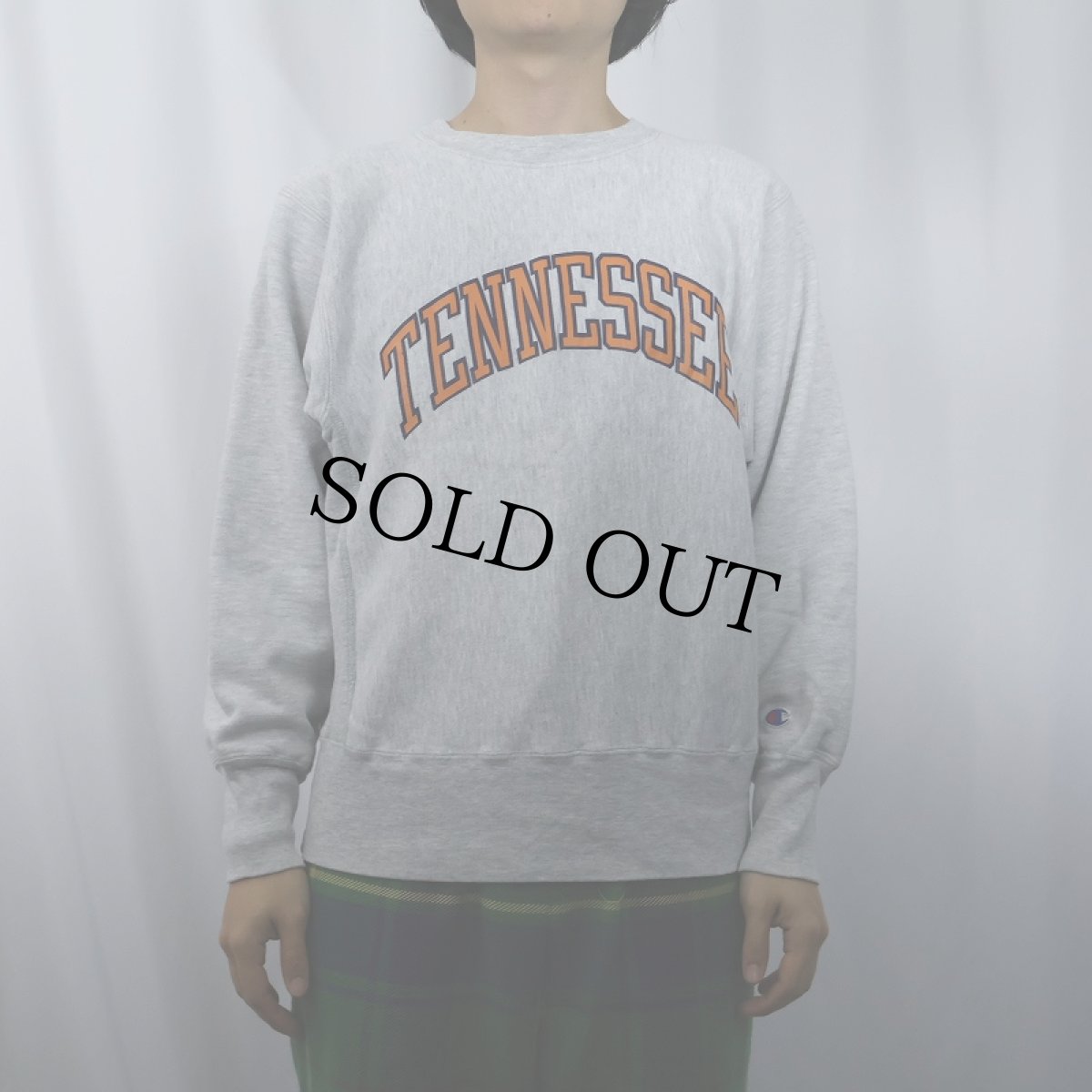 画像2: 80's Champion REVERSE WEAVE USA製 トリコタグ "TENNESSEE" プリントスウェット LM (2)