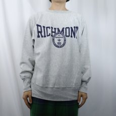 画像2: 90's Champion REVERSE WEAVE USA製 "RICHMOND" プリントスウェット L (2)