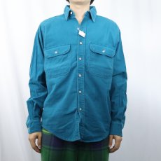 画像2: 90's FIVE BROTHERS シャモアクロスシャツ M (2)