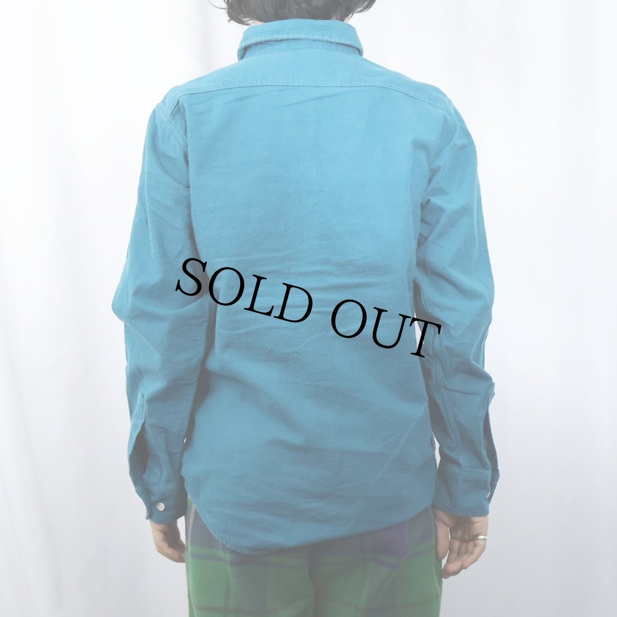 画像3: 90's FIVE BROTHERS シャモアクロスシャツ M (3)