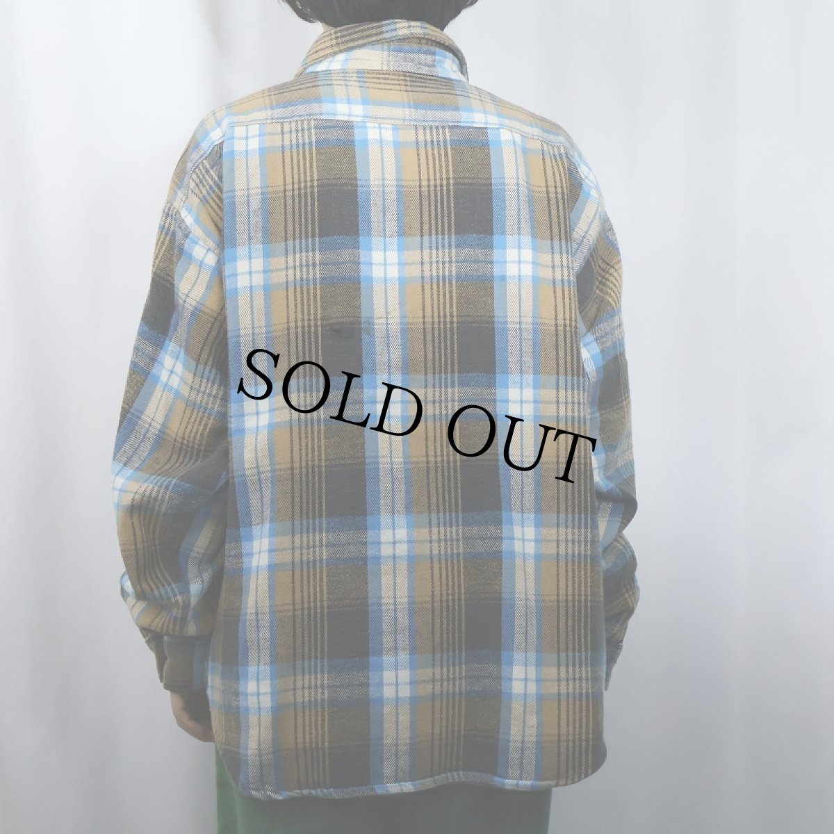 画像3: 70〜80's FIVE BROTHERS USA製 チェック柄 ヘビーネルシャツ 2XL (3)