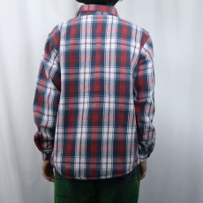 画像3: 80〜90's OSHKOSH チェック柄 ヘビーネルシャツ (3)
