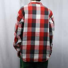 画像3: 70's OSHKOSH ブロックチェック柄 ヘビーネルシャツ (3)