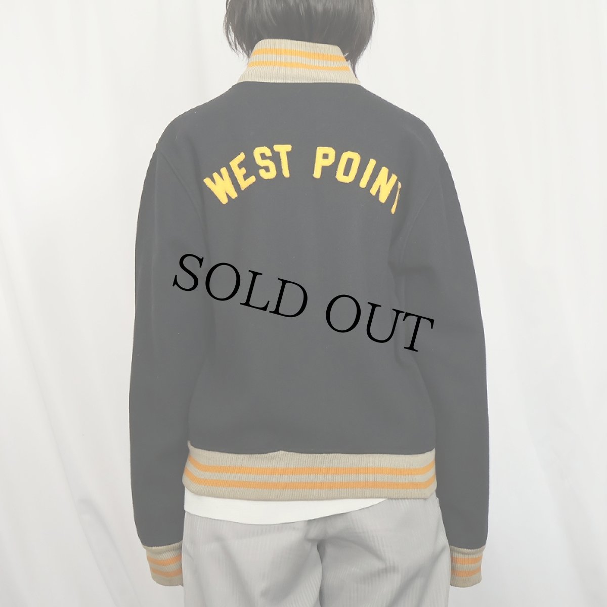 画像4: 60's JEM "WEST POINT" ウールカデットジャケット BLACK M (4)