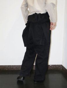 画像2: 50's Canadian MILITARY コットンツイル メカニックオールインワン BLACK (2)