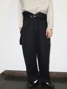 画像1: 50's Canadian MILITARY コットンツイル メカニックオールインワン BLACK (1)