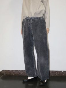 画像1: コットンダックオーバーパンツ BLACK  (1)