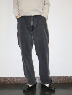 画像1: 2000's Levi's 505 REGULAR FIT STRAIGHT LEG USA製 ”サルファブラック" ブラックデニムパンツ W39 (1)