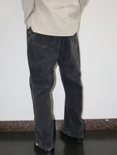 画像3: 2000's Levi's 505 REGULAR FIT STRAIGHT LEG USA製 ”サルファブラック" ブラックデニムパンツ W39 (3)