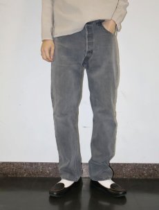 画像1: 90's Levi's 501 USA製 ”サルファブラック" ブラックデニムパンツ W32 (1)