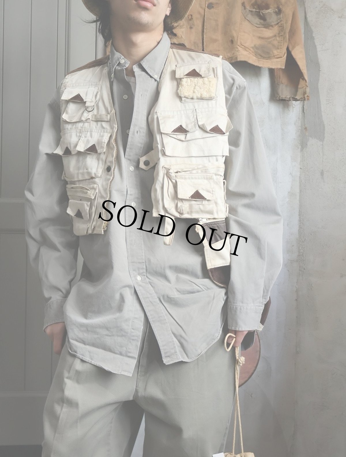 画像1: 【SALE】 STREAM KING フィッシングベスト M (1)