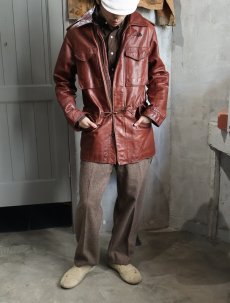 画像1: 70's "M-65 TYPE" レザージャケット SIZE38 (1)